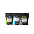 Assorted Tutti Frutti tea bundle with colorful tea packaging from Lake Missoula Tea Company, featuring fruity and aromatic tea blends.