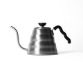 Lake Missoula Tea Company Hario Buono kettle for tea brewing, featuring a sleek stainless steel design and ergonomic handle.