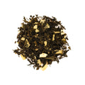 Creamy Coconut Oolong tea from Lake Missoula Tea Company, featuring a steaming cup with coconut and oolong tea leaves.