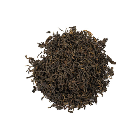 Royal Grey tea by Lake Missoula Tea Company, close-up of the tea bag with the label and packaging visible.