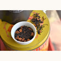 Loose leaf toffee truffle tea by Lake Missoula Tea Company with rich, aromatic toffee and truffle flavors in a tea blend.