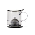Loose leaf gravity tea steeper from Lake Missoula Tea Company, showcasing the teaware with a clear view of the EZ-Brew design.
