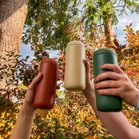 Fellow Carter Color Move Mug from Lake Missoula Tea Company, featuring a colorful teaware design with a sleek ceramic finish.