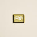 Olive green LMTC Drink Tea Read Books sticker
