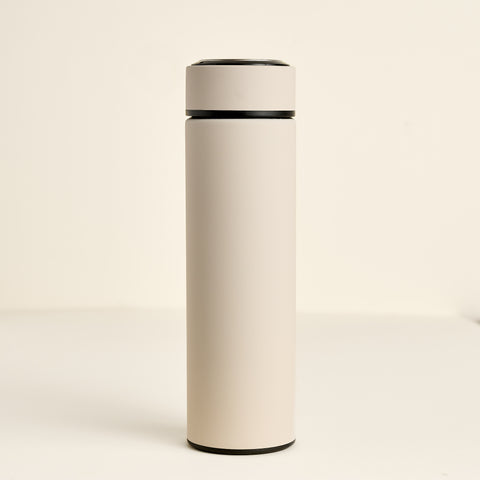 White insulated tea tumbler