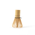 Lake Missoula Tea Company matcha whisk for traditional Japanese tea preparation, featuring bamboo tines and a handcrafted design.