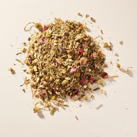 Spicy Ginger Snap ginger and lemon herbal tea, included in the Lake Missoula Tea Company Best Sellers Bundle