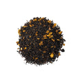 Lake Missoula Tea Company's toffee truffle flavored tea in a cozy cup, showcasing rich caramel and chocolate notes.