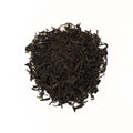 Sangamon Sunset Red tea from Lake Missoula Tea Company, featuring vibrant red tea leaves in a clear glass jar.