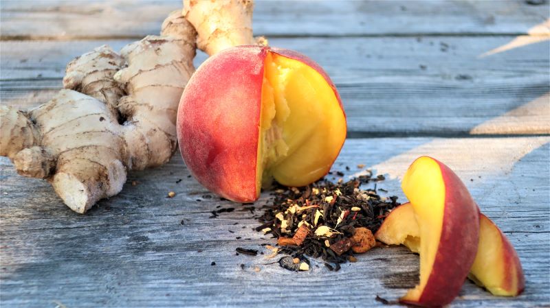 クリアスカッシュpetal tea Ginger Peach Sunshine Daydream Tea | Lake Missoula Tea Company