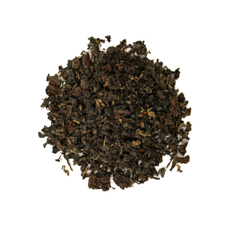 Eastern Beauty tea from Lake Missoula Tea Company, featuring fresh, whole tea leaves in a traditional presentation.