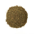 Fresh spearmint tea leaves from Lake Missoula Tea Company, vibrant green spearmint herbs in a natural setting.