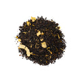A cup of Creamy Vanilla Orange tea from Lake Missoula Tea Company, featuring a steaming orange-flavored tea with vanilla notes.