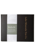 Lake Missoula Tea Company matcha tea set with bowl, whisk, and scoop in a complete starter kit for traditional Japanese tea preparation.