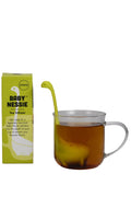 Baby Nessie tea infuser from OTOTO, a lime green teaware shaped like a cute baby Nessie for brewing tea.