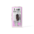 Set of 100 Lake Missoula Tea Company T-Sac tea filters for convenient, single-use brewing of loose leaf tea.