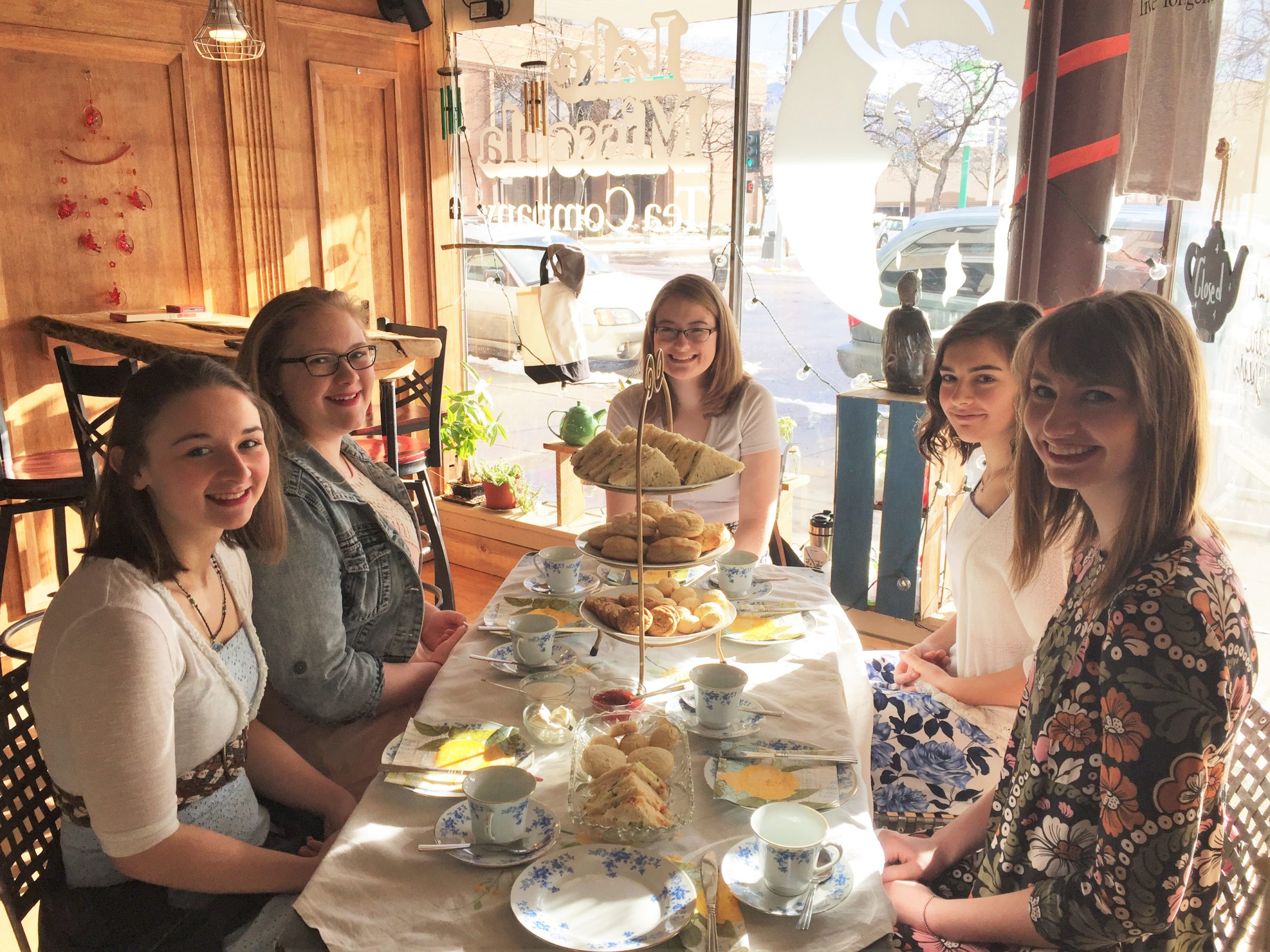 Afternoon tea in Missoula, MT