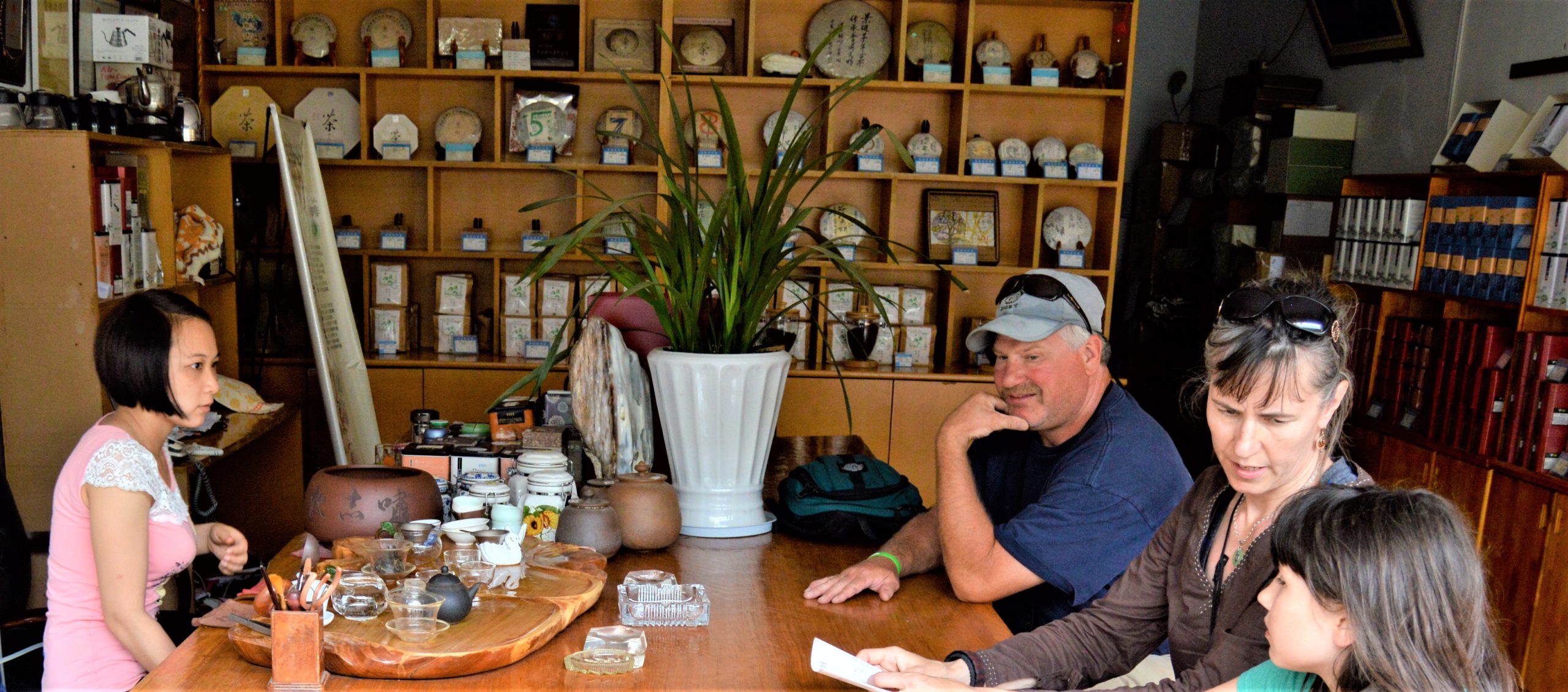 Modern tea trade in Puerh City