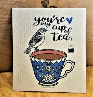 You're my cup of tea dishcloth