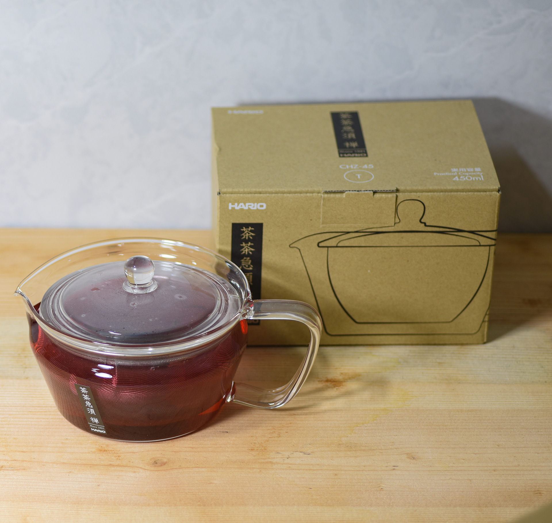 Hario Short Glass Tea Pot