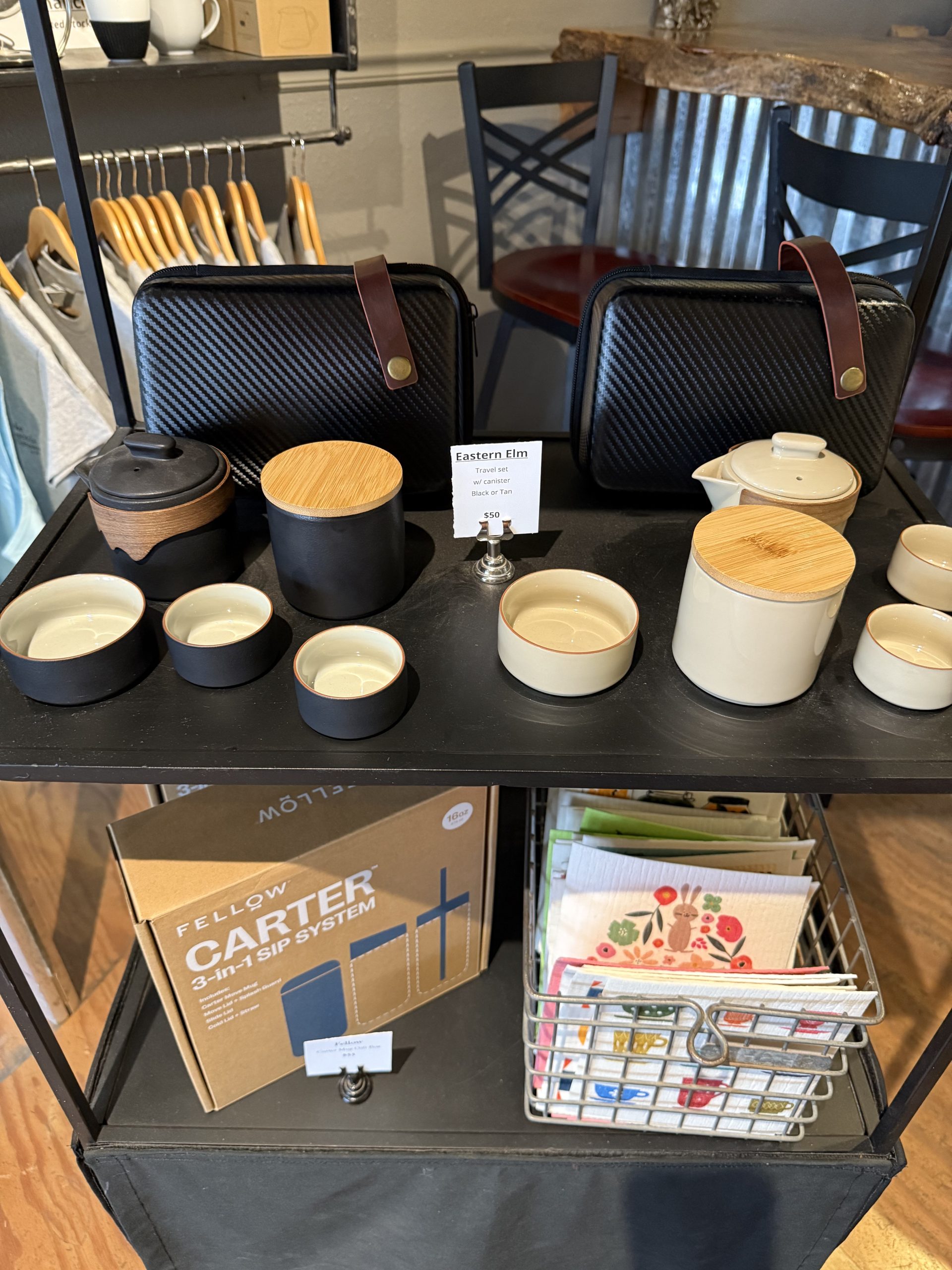 Eastern Elm Travel Set Black